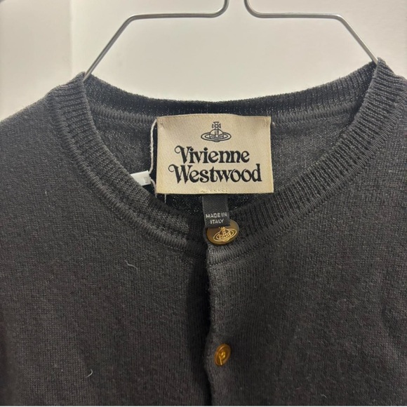 Vivienne Westwood Charcoal Cardigan for Women - Picture 2 of 3